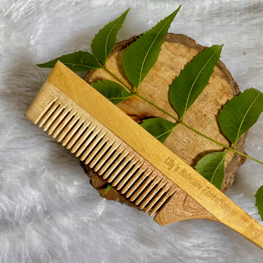 Neem Tail Comb ( Handmade & 100% Pure)
